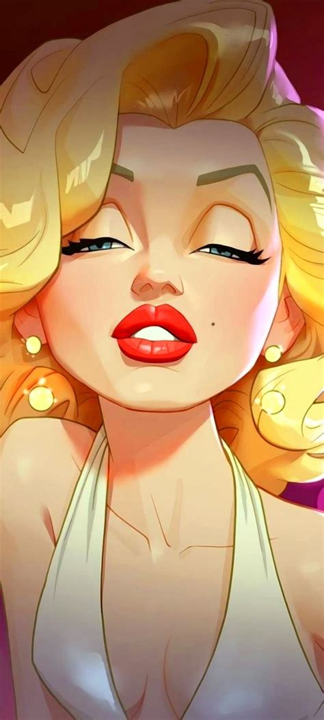 Cartoon Marilyn 💛 Marilyn Monroe Drawing Marilyn Monroe Artwork