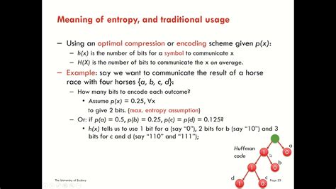 Introduction To Information Theory Entropy Part 4 Entropy Examples Youtube