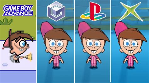 The Fairly Oddparents Breakin Da Rules Gba Vs Gamecube Vs Ps