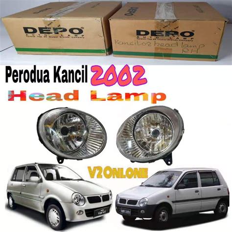 Perodua Kancil 2002 Head Lamp Shopee Philippines