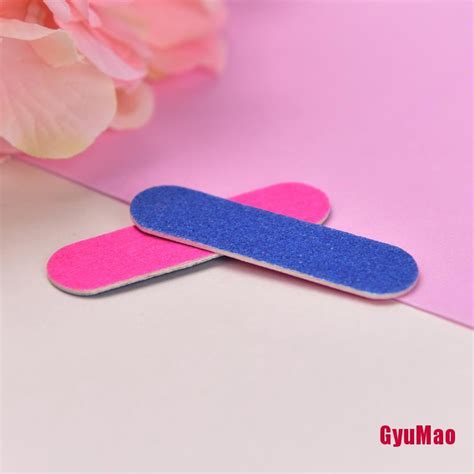 GUMO 100pcs Mini Nail Files Nail Disposable Cuticle Remover Buffers