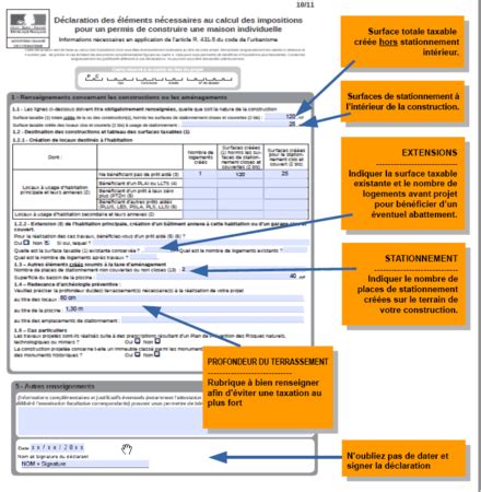 Comment Renseigner La Demande Durbanisme Et La Denci Fiscalit