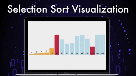 Selection Sort Algorithm Visualization Easy To Understand Youtube