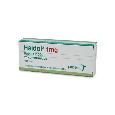 Haldol Haloperidol 1 Mg 20 Comprimidos Cruz Verde