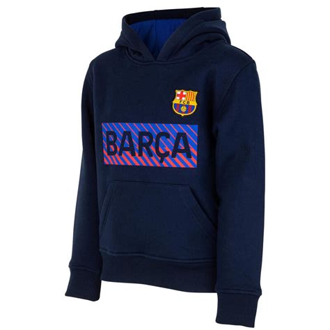 Sweat Capuche Barça Enfant Collection Officielle Fc Barcelone Fc