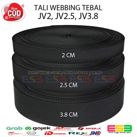 Jual Tali Webbing Cm Cm Cm Tebal Tabular Hammock Tas Nylon Tali