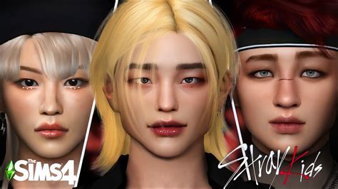 ⚡the Sims 4 ¦ Cas Stray Kids Hyunjin Bang Chan Felix⚡full Cc List