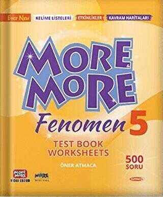 Kurmay Yayınları 5 Sınıf More and More English Fenomen Test Book