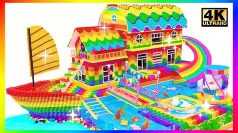 Diy Build Most Creative Story Mud Villa House Has Pools And Slide