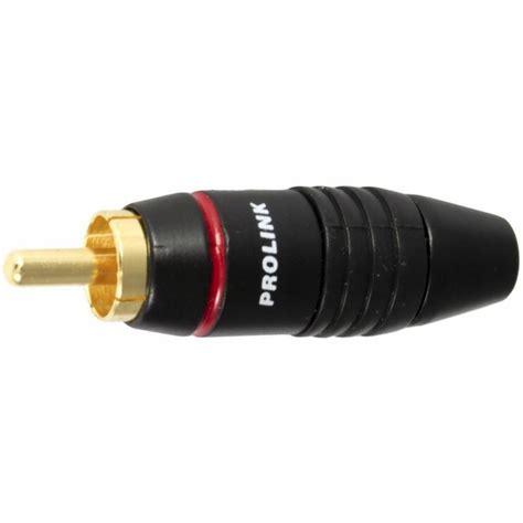 PROLINK TRC 019 PREMIUM Wtyk RCA Cinch GOLD Czerw Sklep Opinie