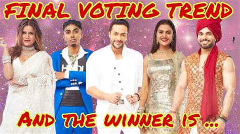 Bigg Boss 16 Latest Voting Trend Final Voting Trend YouTube