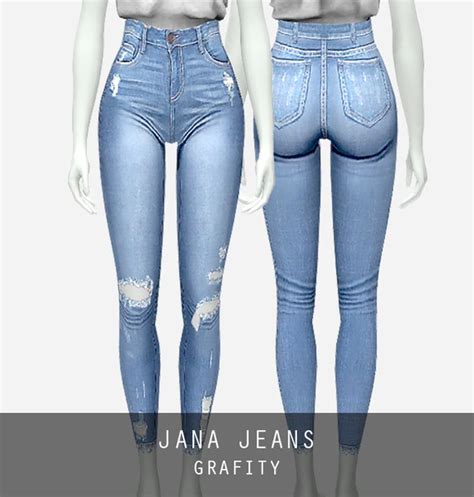 Jana Jeans Grafity Cc Sims Mods Clothes Sims Clothing Clothes