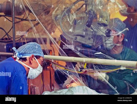 Awake Brain Surgery Stock Photo Alamy