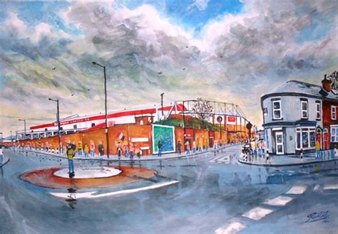 Bramall Lane Stadium 'Going to the Match' Fine Art A4 | Etsy