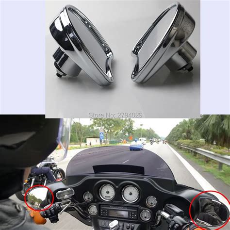 Free Shipping Motorcycle Mirror Chrome Rearview Side Fairing Mount