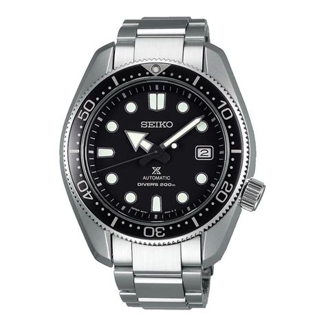 Reloj Seiko Prospex Hombre Plateado Y Negro Automático Spb077j1est