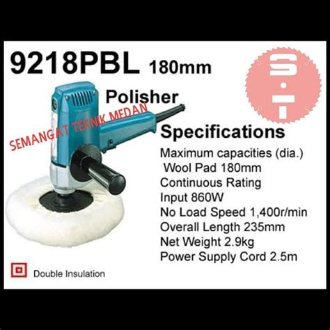 Jual 9218pbl Mesin Poles Polisher Polish Mobil Model Bor 7 Makita 9218 Pbl Shopee Indonesia