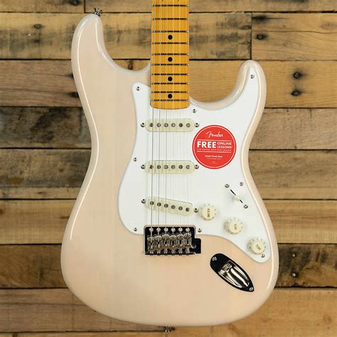 Squier Classic Vibe 50s Stratocaster 2019 White Blonde Reverb