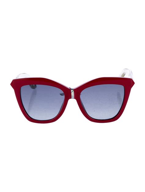 Givenchy Cat Eye Gradient Sunglasses Red Sunglasses Accessories