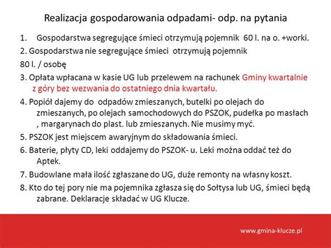 Nowy System Gospodarowania Odpadami Komunalnymi Ppt Pobierz