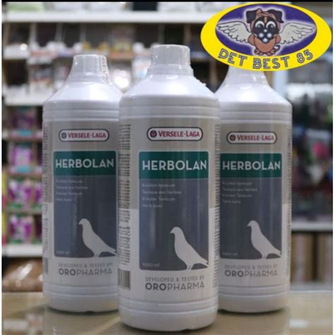 Jual Herbolan Versele Laga 1 Liter Suplement Minuman Herbal Merpati