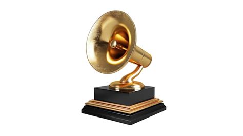 Premium Photo Grammy Award On Transparent Background White Background