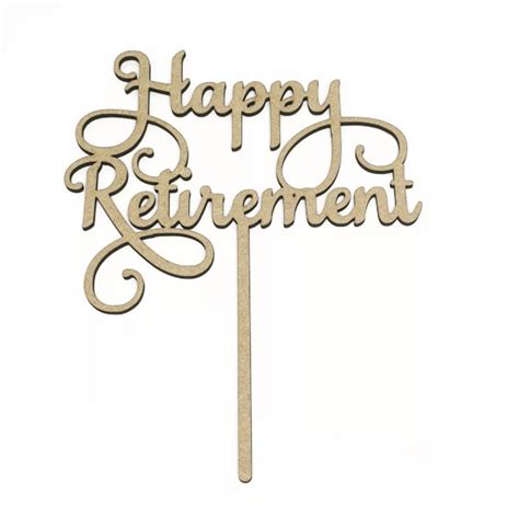 Happy Retirement | Cake Topper | Cake Toppers Ireland | JRE DECO