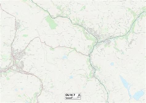 Calderdale Ol14 7 Map Our Beautiful Wall Art And Photo Ts Include