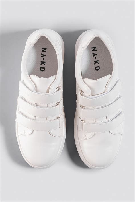 Na Kd Velcro Sneakers White Modesens