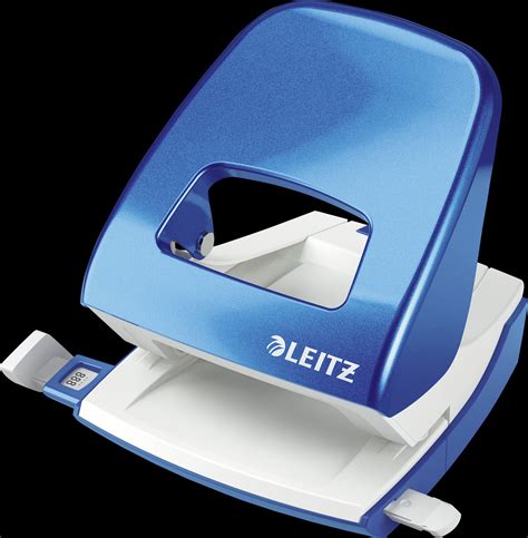 Leitz 5008 Hole Punch 2h 30 Sheets Blue Metal