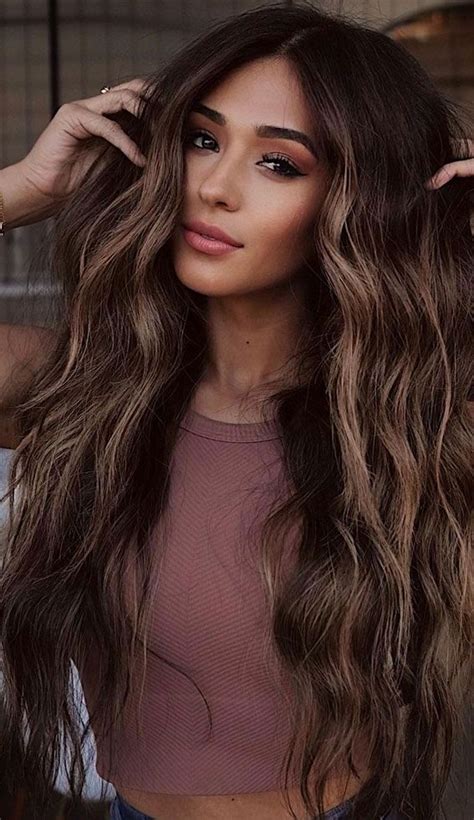 36 Chic Winter Hair Colour Ideas And Styles For 2021 Winter Brunette