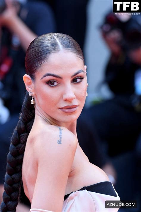 Giulia De Lellis Sexy Seen Showcasing Her Hot Cleavage At The Venice International Film Festival