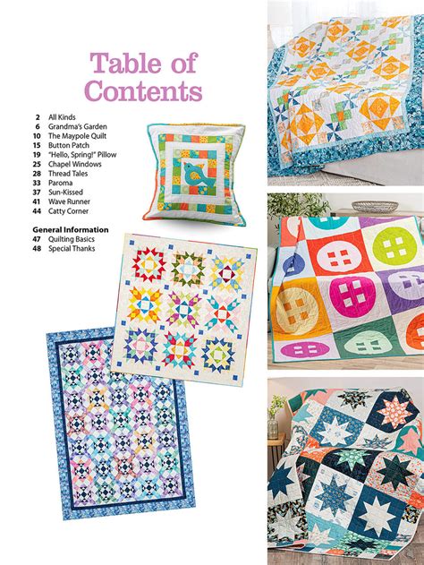 Fun Fat Quarter Quilts For Spring