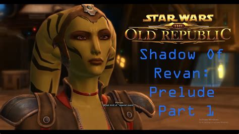 SWTOR Prelude Shadow Of Revan Forged Alliance Part 1 YouTube