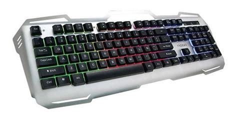 Teclado Gamer Noga Stormer Nkb K10 Retroiluminado Usb Metal