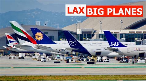 Minutes Of Non Stop Heavy Planes Taking Off Landing At Lax Plane