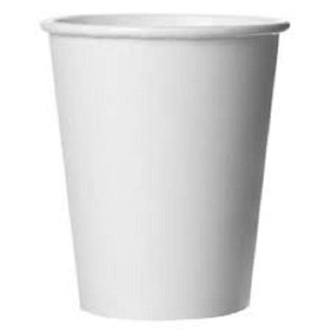 Leakproof Eco Friendly And Recyclable White Plain Disposable Paper Cup