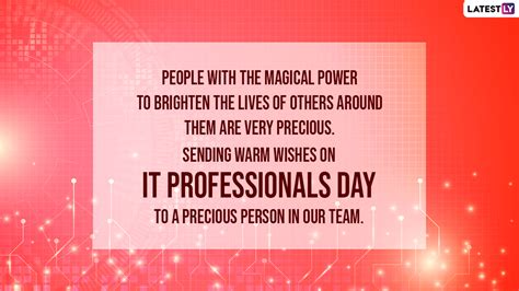 National IT Professional Day 2022 Wishes & Greetings: WhatsApp Messages ...