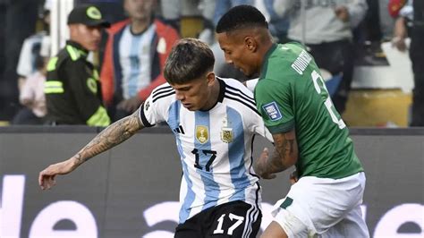 Alejandro Garnacho tuvo su debut oficial en la Selección Argentina y