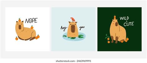 Capibara Cute Over 1 486 Royalty Free Licensable Stock Illustrations