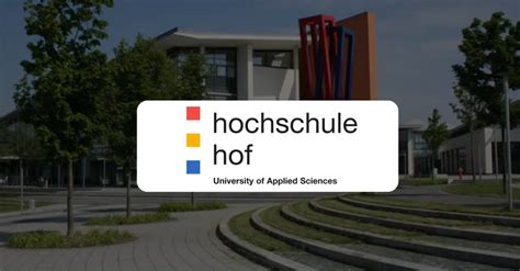 Hochschule Hof International Scholarships in Germany, 2019