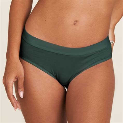 Hipster Tencel Dark Green Damesslip Van Tencel Tranquillo Kudzu Webshop