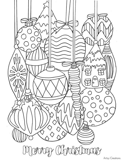 Christmas Coloring Printables For Adults Free Wallpaper