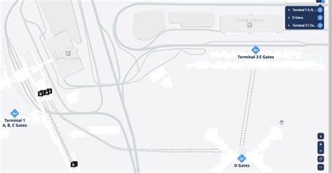 Terminal Las Vegas Airport Map Harry Reid Mccarran Gate