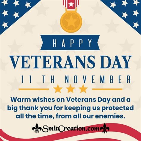 Happy Veterans Day Thank You Photo - SmitCreation.com