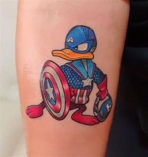 25+ Donald Duck Tattoo Designs with Meanings and Ideas - Body Art Guru