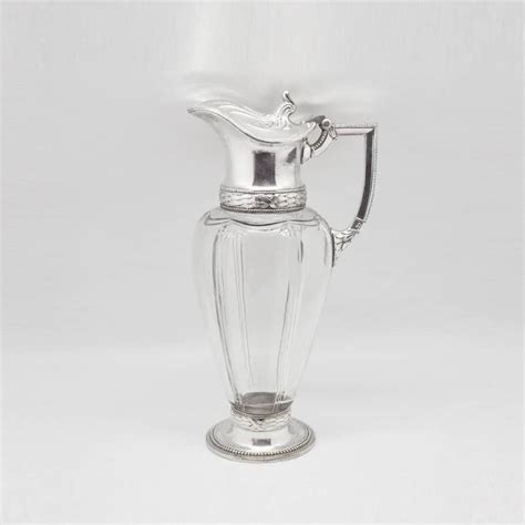 Wmf Silver Plated And Crystal Claret Jug Clyde On 4th Antiques And Collectables