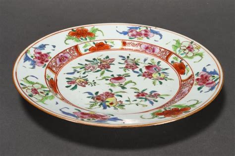 Qianlong Famille Rose Porcelain Plate Th Century Ceramics