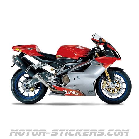 Aprilia RSV 1000R Factory 2004 Decals