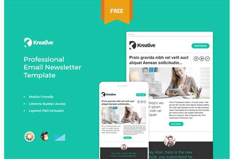 Free Mailchimp Templates | TUTORE.ORG - Master of Documents